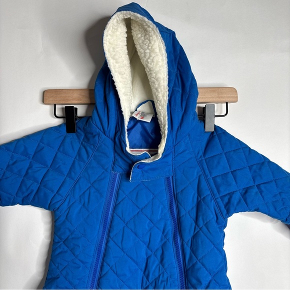 Hanna Andersson Blue Quilted Snowsuit One Size - Picture 2 of 9